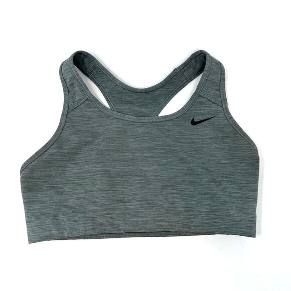 Nike Gray Sports Bra Size M Wireless Racerback Running Jogging Workout Gym - Picture 1 of 5